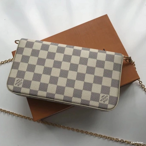 Felicie Damier N63106 Vuitton Bag Pochette Louis 0825